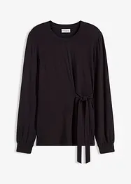 Triko s dlouhým rukávem, z měkké viskózové směsi, bonprix