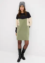 Mikinové šaty z čisté bavlny, bonprix