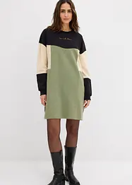 Mikinové šaty z čisté bavlny, bonprix