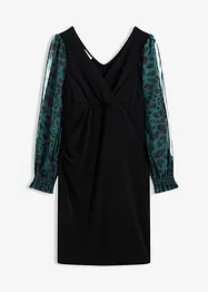 Přiléhavé minišaty s prostřihy na rukávech, bonprix