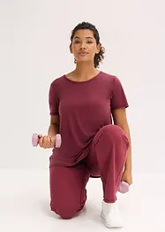 Velmi měkké funkční tričko se síťovanou vsadkou, rychleschnoucí, bonprix