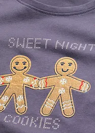 Pyžamo s flanelovými kalhotami, bonprix