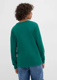 Tričko s dlouhým rukávem a s vánočním motivem Snoopyho, z čisté bavlny, Peanuts