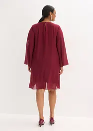 Šifonové šaty se štrasovou aplikací, bonprix