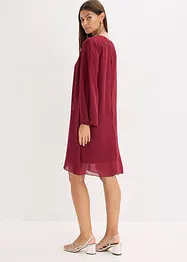 Šifonové šaty se štrasovou aplikací, bonprix