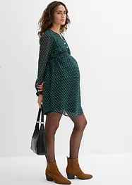 Těhotenské a kojicí šaty ze šifónu 2 v 1, bonprix