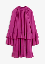 Šifónové šaty s volány, bonprix