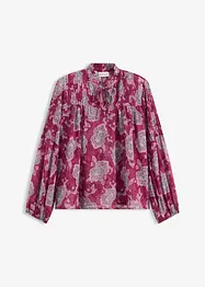 Saténová tunika se sámky, bonprix