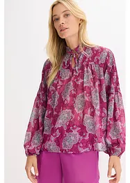 Saténová tunika se sámky, bonprix