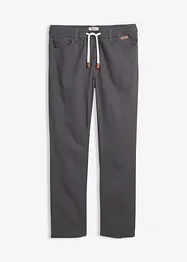 Strečové kalhoty bez zapínání, Regular Fit, Straight, bonprix