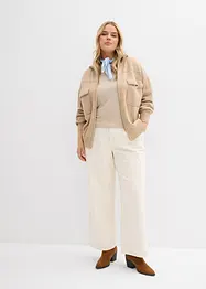 Široké manšestrové kalhoty, bonprix