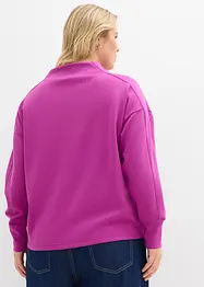 Oversize mikina z měkkého materiálu scuba, bonprix