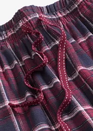 Tkané pyžamové kalhoty z flanelu, s dárkovou taškou, bonprix