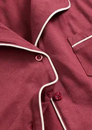 Pyžamo z čisté bavlny, s knoflíkovou lištou, bonprix