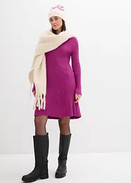 Pletené minišaty z měkké viskózové směsi, bonprix