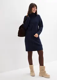 Pletené šaty s ozdobným švem, bonprix