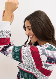 Pyžamo z měkké bavlny, s dárkovou taškou, bonprix