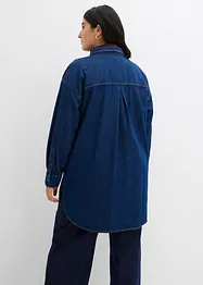 Džínová halenka z těžkého denimu, čistá bavlna, oversize střih, bonprix