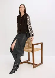 Pletená vesta s ozdobnými knoflíky, bonprix