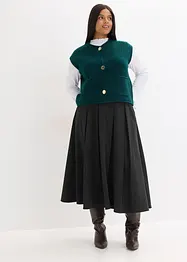 Pletená vesta s ozdobnými knoflíky, bonprix