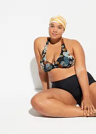 Bikinový top s ramínkem za krk a hlubokým výstřihem, bonprix