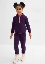 Flísové joggingové kalhoty, bonprix