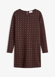 Žerzejové šaty se štrasovými aplikacemi, bonprix