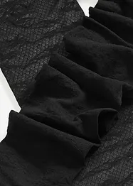 Punčochové kalhoty s květinovým síťovaným vzorem, bonprix