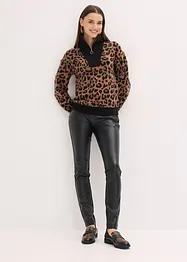 Svetr s límečkem na zip, bonprix