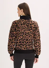 Svetr s límečkem na zip, bonprix