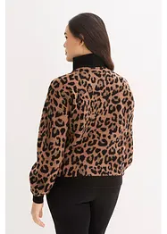 Svetr s límečkem na zip, bonprix