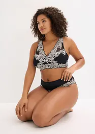 Zmenšovací podprsenka bez kostic, s polstrovanými ramínky, bonprix