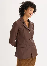 Dlouhý blejzr z umělé kůže, bonprix