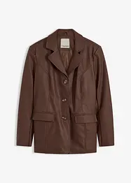 Dlouhý blejzr z umělé kůže, bonprix