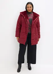 Prošívaná bunda s umělou kožešinou, bonprix