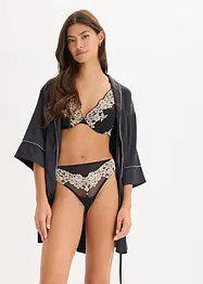 Kalhotky tanga z dvoubarevné krajky, bonprix