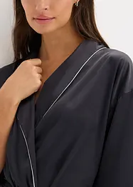 Saténové kimono s lesklým efektem, bonprix