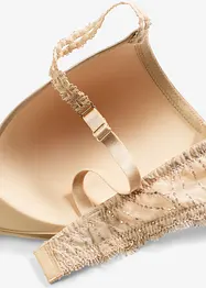 Vyztužená podprsenka bez kostic, s jemnou výšivkou, bonprix