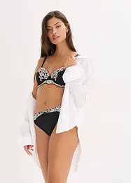 Balkonetová podprsenka s dvoubarevnou krajkou (2 ks v balení), bonprix