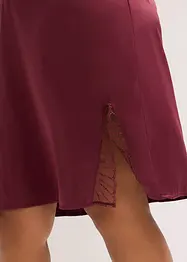 Saténové negližé s luxusní výšivkou, bonprix