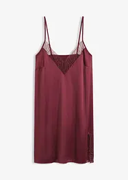 Saténové negližé s luxusní výšivkou, bonprix