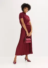 Saténová sukně se zmačkaným efektem, bonprix