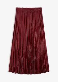 Saténová sukně se zmačkaným efektem, bonprix