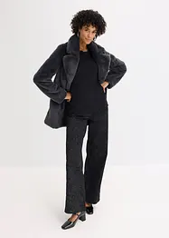 Triko se zvlněnými okraji, z materiálu Punto di Roma, bonprix