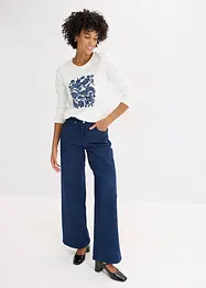 Tričko s dlouhým rukávem a natištěným motivem, bonprix