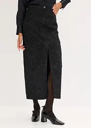 Strečová sukně z bavlny, bonprix