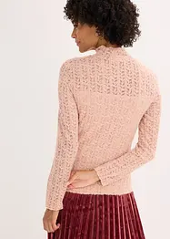 Rolákové tričko z krajky, bonprix