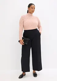 Rolákové tričko z krajky, bonprix