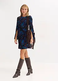 Minišaty ze splývavého sametu, bonprix