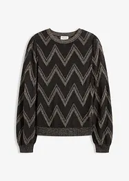 Svetr z jemné pleteniny se třpytivým efektem, bonprix